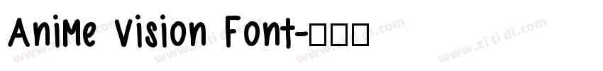 AniMe Vision Font字体转换